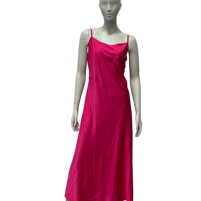  Fayt Refined Womens  Size 16 Cocktail Dress / Midi Dress / Shoestring Strap Dress Pink  