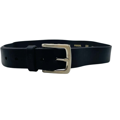Fossil Mens  Size 36 Black  Leather Belt 