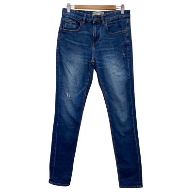 Pull & Bear Mens  Size 38 Slim Fit Jeans Blue 