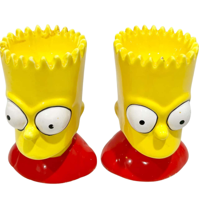 Vintage Bart Simpson Egg Cups X 2000 Fox