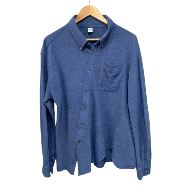 Berluti Mens  Size XXL Long Sleeve Shirt Blue 
