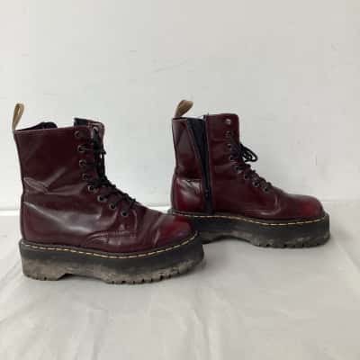 Dr Martens Womens  Size 37 cherry Red 