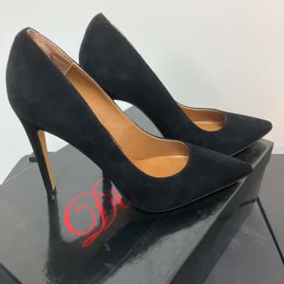 Diavolina Womens  Size 7.5 Heels Black  
