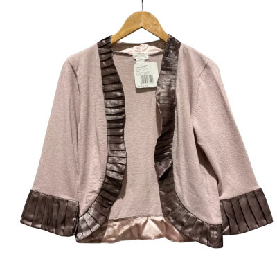 Grace Hill Womens  Size 14 Angora Cardigan Dusty Pink  