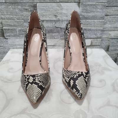 ALDO Womens  Size 8 High Heel Shoes Animal print 
