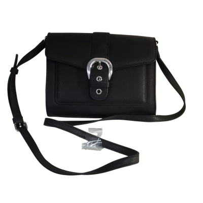  BN Women’s Black Handbag Approx 23 x 19cm 100% PU Lining is  Polyester