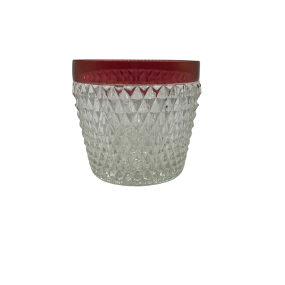 Vintage Diamond Point Ice Bucket