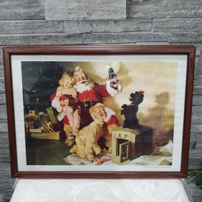 Coca-Cola limited edition Memorabilia Santa print