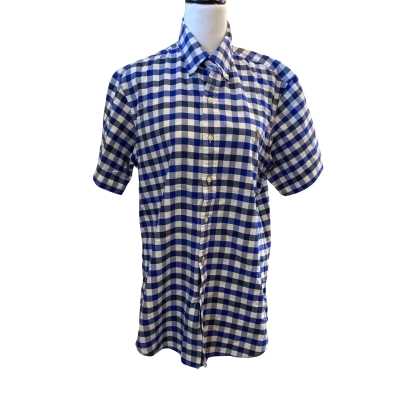 Polo Ralph Lauren Mens  Size M Checked Shirt Blue / White 