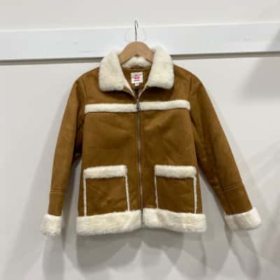 Pavement Kids  Size 14 Jackets Brown / White 