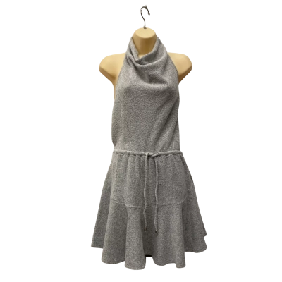 Saints + Secrets Womens  Size 8 Halter Neck Dress Grey 