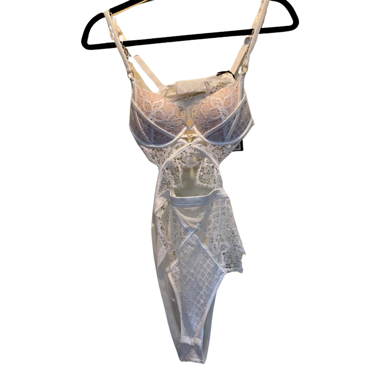 Bras N Things Womens Size 10a White Lingerie (s)