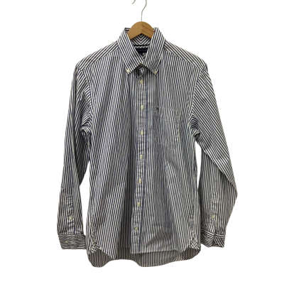 Tommy Hilfiger Mens  Size S Long Sleeve Shirt Navy Blue / Striped 