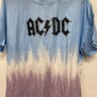 AC/DC Womens  Size 16 T-shirts Blue / Multicoloured / Purple / White 