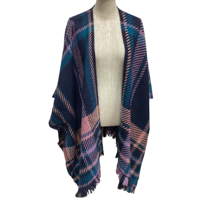 Mimco Womens  Size One Size Poncho Blue / Pink  