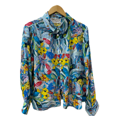 Bounce Womens  Size L Button Up Top Floral / Multicoloured 