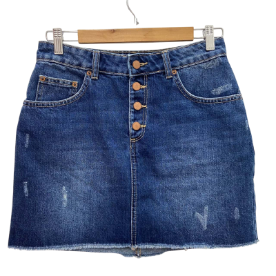 Roxy High Waist Denim Skirt Size 10