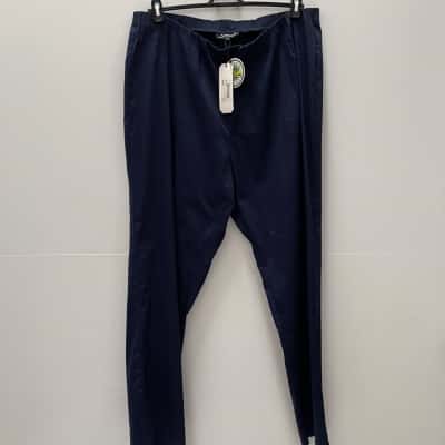 Swish Full Length Sateen Womens Pants Size 22 Navy Blue 
