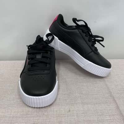 Puma Kids Soft Foam Sneakers Size US11C Black  / Pink  