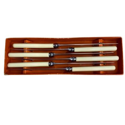 Vintage James Dixon & Sons 6 butter knives 