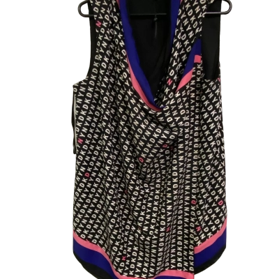 DKNY Womens  Size L / M Sleeveless Top Black  / Blue / Pink  / White 
