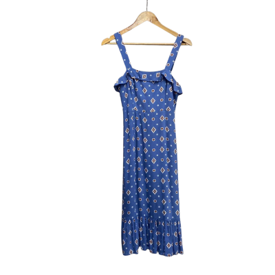 Tigerlily Womens  Size 6 Midi Dress Blue RRP $160