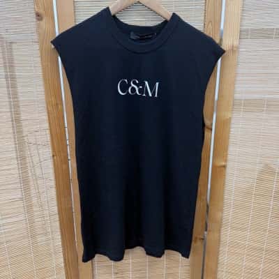 Camilla & Marc Womens  Size 6 Sleeveless Top Black  