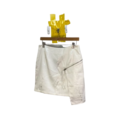  BNWT Another Cobra Kai White Snake Print Skirt