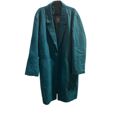 Sara Womens  Size 24 Long Winter Coat Green RRP $179.99