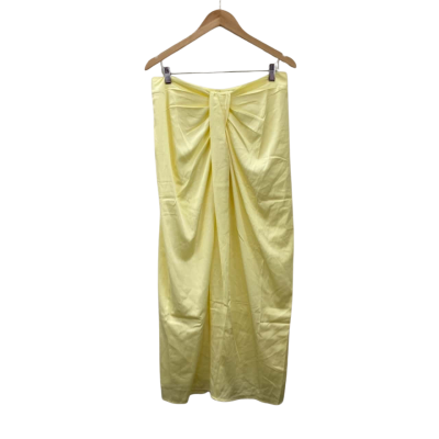 Charlie Holiday Womens  Size XL Maxi Skirt Yellow 
