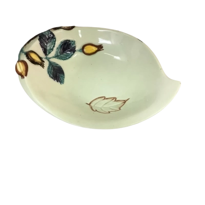 Carlton ware Green Floral Bowl Approx 16 x 11 x 5cm