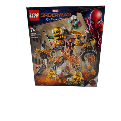 Retired Lego Marvel 76128 Spiderman Molten Man Battle New SEALED 