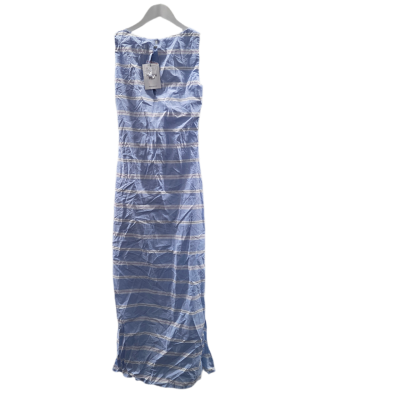 NWT Princess Polly Enderley Maxi Dress Blue Stripe Size US 4 / AU 8