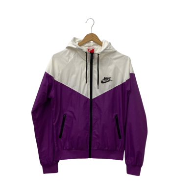 Nike Unisex Size M White / Purple Spray Jacket 