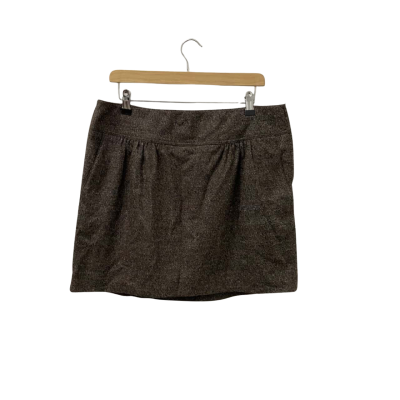 Country Road Womens  Size 14 Mini Skirt Brown 