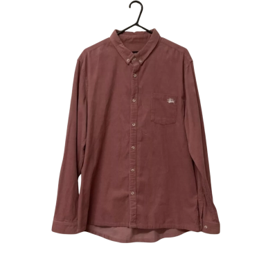 Stussy Mens  Size XL  Pink  Long Sleeve Shirt