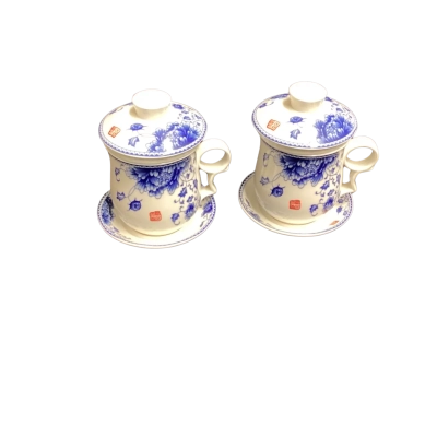 Loose leaf Chinese tea cup x 2