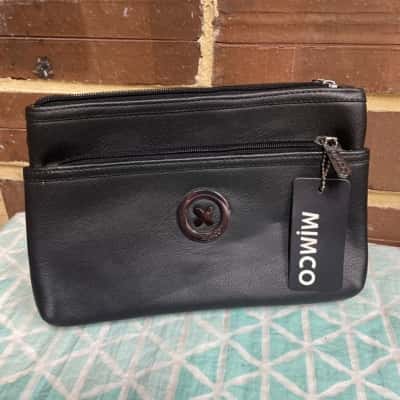 Mimco Womens Black Clutch