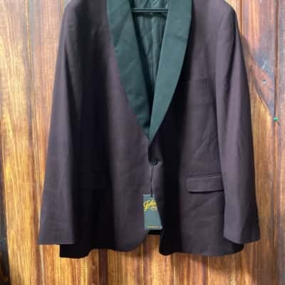 Johnny Bigg  formal jacket   Size XXXXXXXL Maroon  and black new  