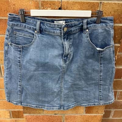 Seed Heritage Womens  Size 14 Denim Skirt 