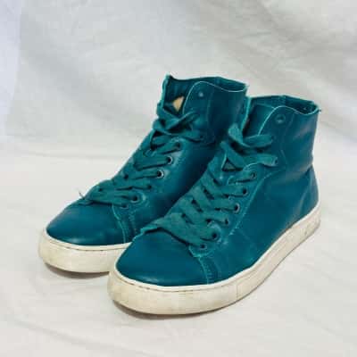 RADICAL YES High Top Sneakers Size 37 Turquoise 