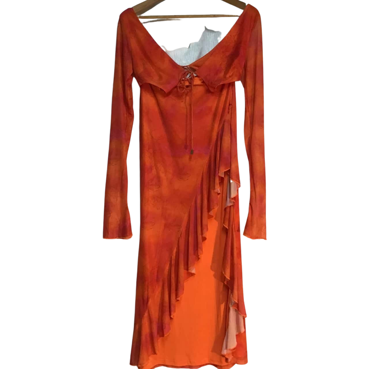 strapless open back dress Susanna Mini Dress Orange main image 0
