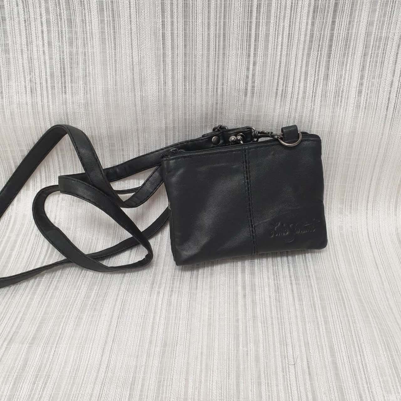 Satini Rave Luis Santini Gorgeous Small Black Leather Rave / City / Festival ...