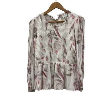 Witchery Womens  Size 14 Long Sleeve Top White 
