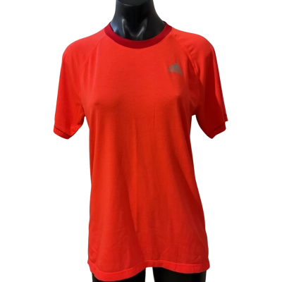 Adidas Womens  Size S Short Sleeve Shirt Orange 