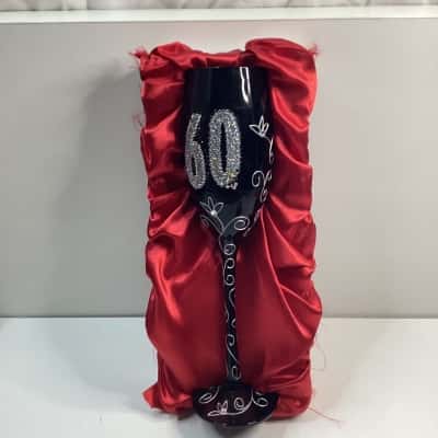 60th Celebration glass 