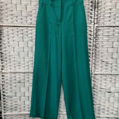 Y.A.S. Womens  Size S Wide Leg Pants Teal 