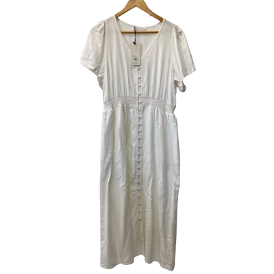 Betty Basics White Whitney Dress Size 12