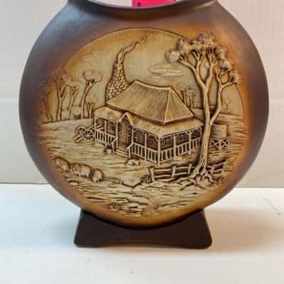 Vintage Swagman Pottery Vase 