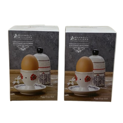 Maxwell Williams Cottage Kitchen Stonewares Egg Cup Set 2x